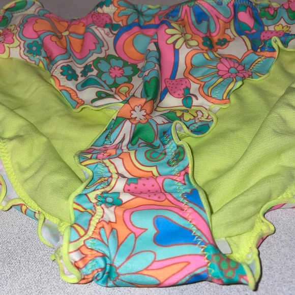 BNWT No Boundaries Vibrant Floral Bikini Bottoms (Floral Dream, XL(15-17)) - Picture 6 of 9